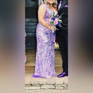 Prom Dress! Worn Once! Purple Primavera Dress